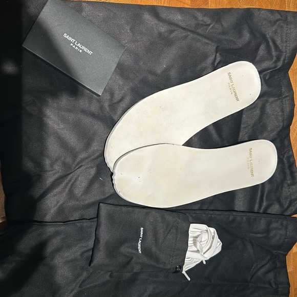 SAINT LAURENT women’s white and green python sneakers. In VGUC 37.5 EURO. - Picture 5 of 14